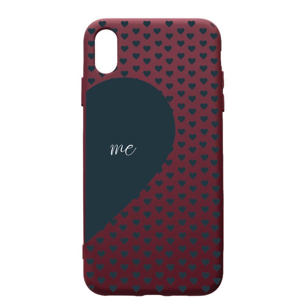 Husa Premium TPU compatibila cu Samsung Galaxy A10, Love Me, cu interiorul din material textil, protectie camera, Burgundy, PBR100