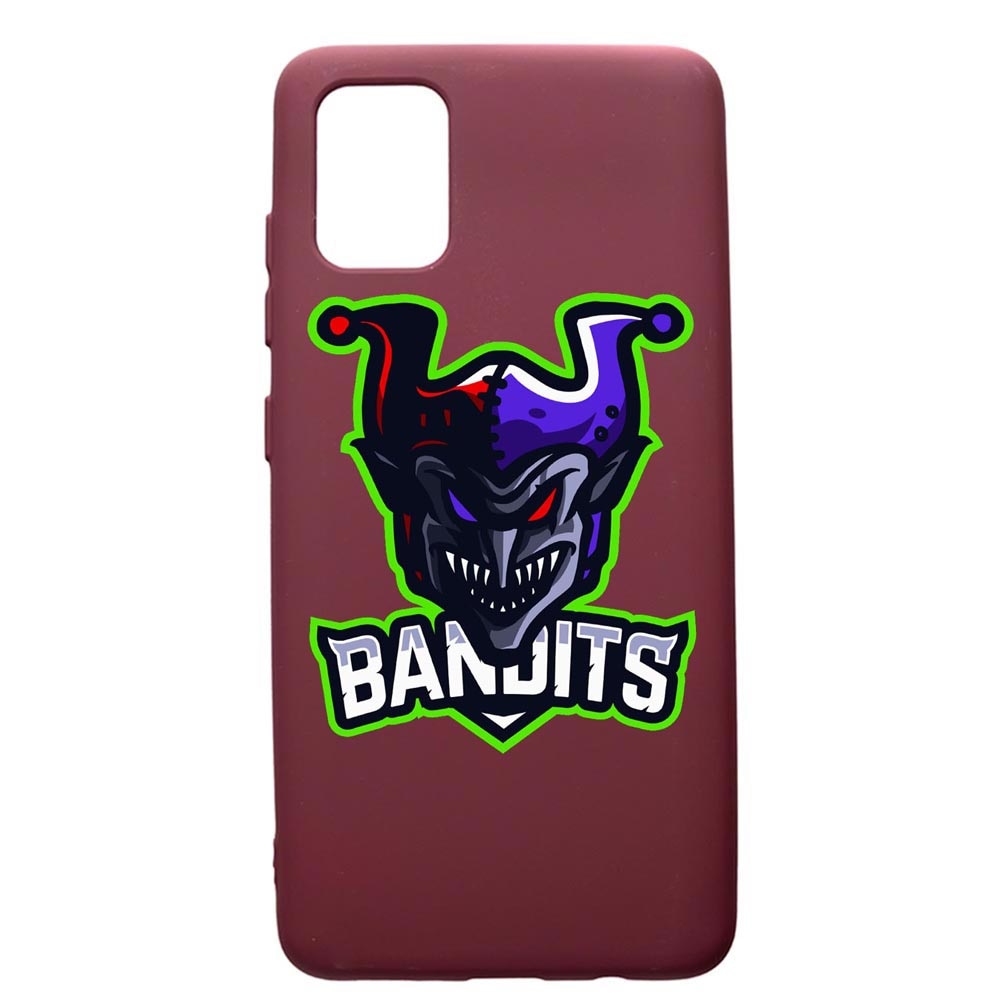 Husa Premium TPU compatibila cu Apple iPhone 12 Pro Max, Gamers, Bandit, cu interiorul din material textil, protectie camera, Burgundy, PBR287