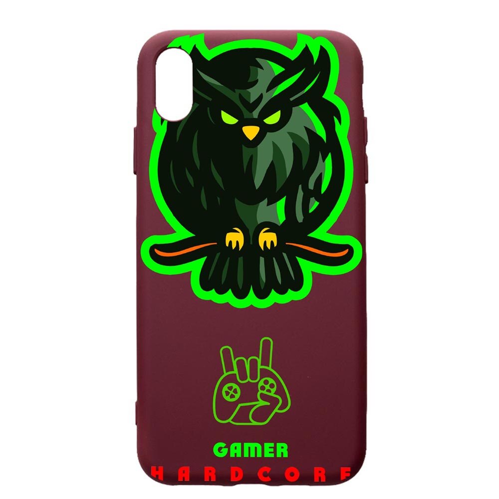 Husa Premium TPU compatibila cu Samsung Galaxy A10, Gamers, Hardcore, cu interiorul din material textil, protectie camera, Burgundy, PBR288