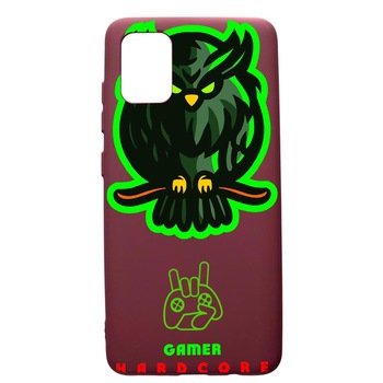 Husa Premium TPU compatibila cu Samsung Galaxy S20 Plus, Gamers, Hardcore, cu interiorul din material textil, protectie camera, Burgundy, PBR288 Husa Premium TPU compatibila cu Samsung Galaxy S20 Plus, Gamers, Hardcore, cu interiorul din material textil, protectie camera, Burgundy, PBR288