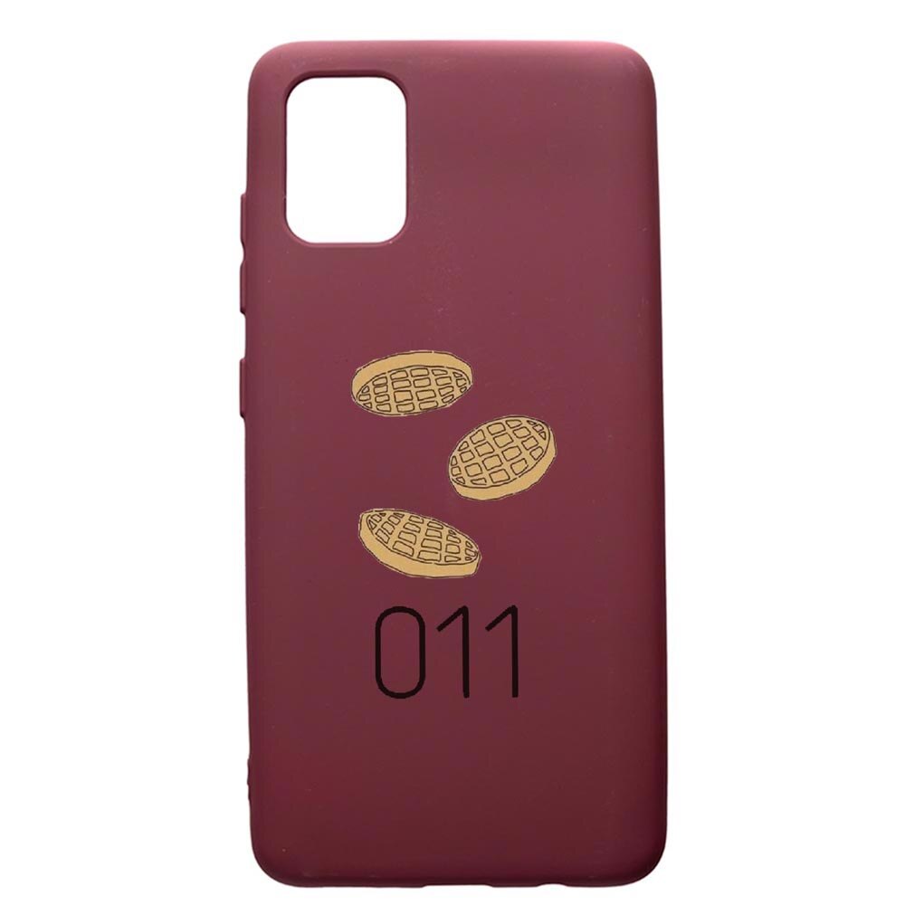 Husa Premium TPU compatibila cu Apple iPhone 11 Pro Max, Stranger Things, cu interiorul din material textil, protectie camera, Burgundy, PBR304