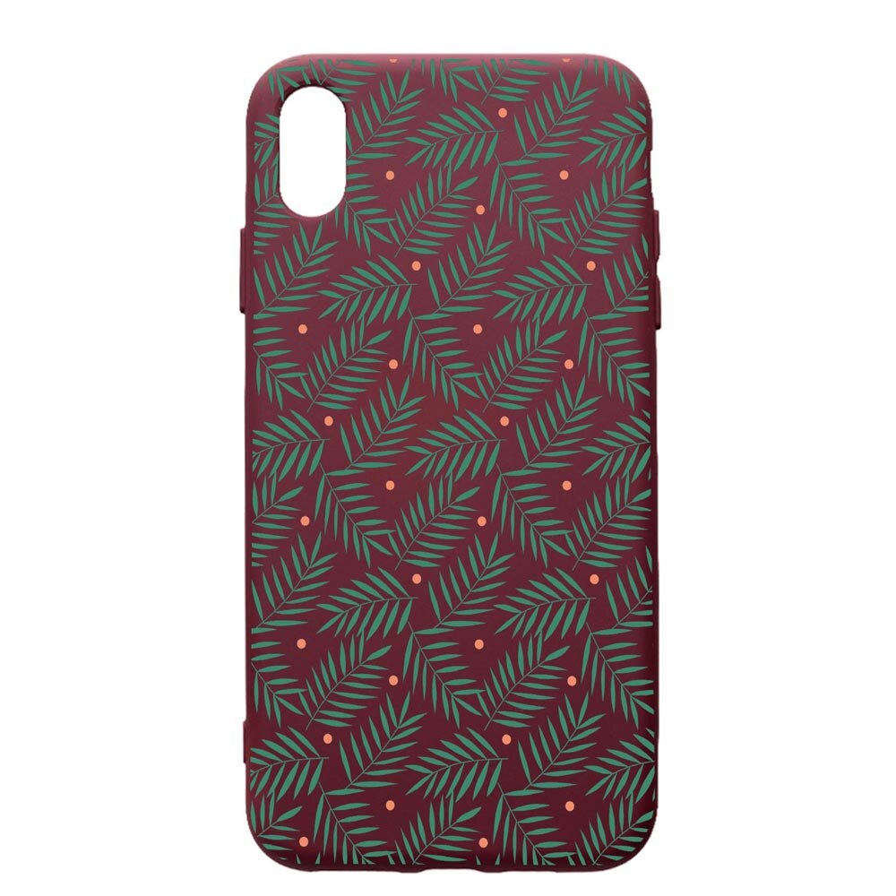 Husa Premium TPU compatibila cu Samsung Galaxy A10, Xmas, cu interiorul din material textil, protectie camera, Burgundy, PBR310