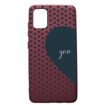 Husa Premium TPU compatibila cu Samsung Galaxy S20 Plus, Love You, cu interiorul din material textil, protectie camera, Burgundy, PBR101 Husa Premium TPU compatibila cu Samsung Galaxy S20 Plus, Love You, cu interiorul din material textil, protectie camera, Burgundy, PBR101