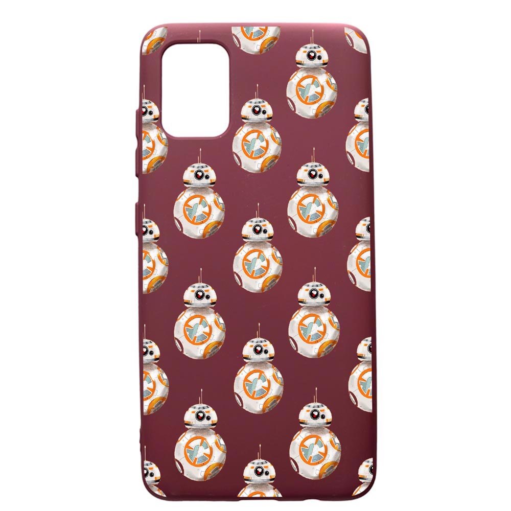 Husa Premium TPU compatibila cu Samsung Galaxy S20 Plus, Star Wars Droids, cu interiorul din material textil, protectie camera, Burgundy, PBR421