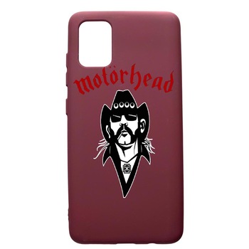Husa Premium Silicon compatibila cu Apple iPhone 11 Pro Max, Motorhead, cu interiorul din material textil, protectie camera, Burgundy, PBR538 Husa Premium Silicon compatibila cu Apple iPhone 11 Pro Max, Motorhead, cu interiorul din material textil, protectie camera, Burgundy, PBR538