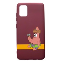 husa premium silicon compatibila cu samsung galaxy s20 plus spongebob patrick star cu interiorul din material textil protectie camera burgundy pbr595 imagen 30_0_
0