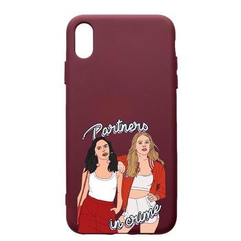 Husa Premium Silicon compatibila cu Samsung Galaxy A10, Riverdale Crime, cu interiorul din material textil, protectie camera, Burgundy, PBR621 Husa Premium Silicon compatibila cu Samsung Galaxy A10, Riverdale Crime, cu interiorul din material textil, protectie camera, Burgundy, PBR621