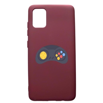 Husa Premium Silicon compatibila cu Apple iPhone 12 Pro Max, Gamer - Xbox, cu interiorul din material textil, protectie camera, Burgundy, PBR672 Husa Premium Silicon compatibila cu Apple iPhone 12 Pro Max, Gamer - Xbox, cu interiorul din material textil, protectie camera, Burgundy, PBR672