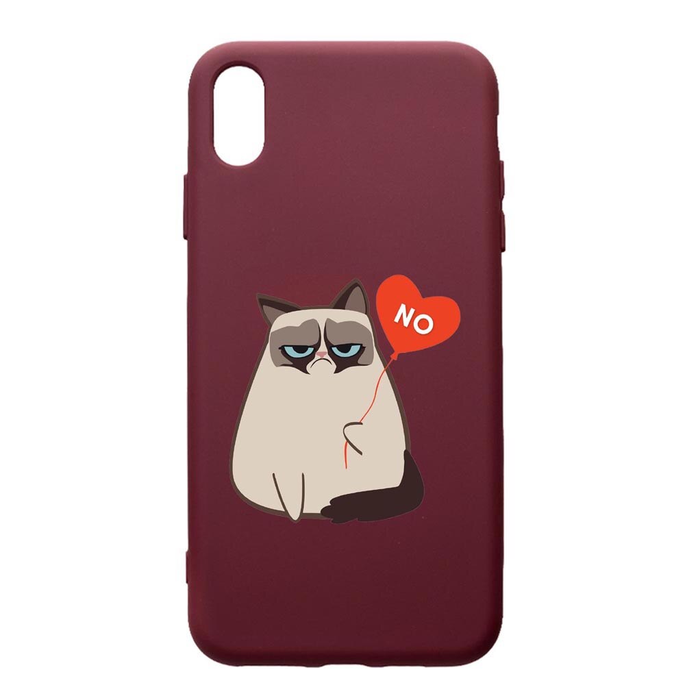 Husa Premium Silicon compatibila cu Samsung Galaxy A10, Meme - Gumpy, cu interiorul din material textil, protectie camera, Burgundy, PBR657