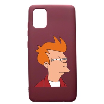 Husa Premium Silicon compatibila cu Apple iPhone 11 Pro Max, Meme, cu interiorul din material textil, protectie camera, Burgundy, PBR663 Husa Premium Silicon compatibila cu Apple iPhone 11 Pro Max, Meme, cu interiorul din material textil, protectie camera, Burgundy, PBR663