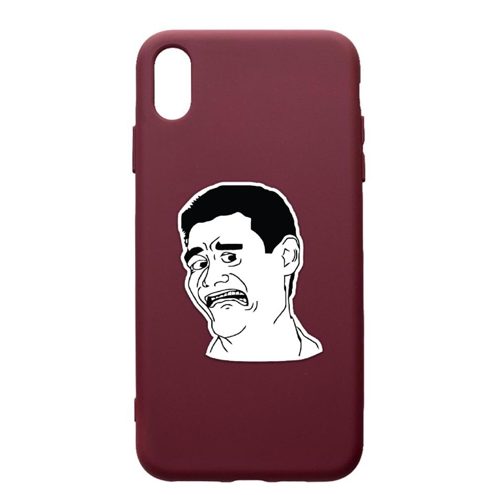 Husa Premium Silicon compatibila cu Samsung Galaxy A10, Meme - Harold, cu interiorul din material textil, protectie camera, Burgundy, PBR660