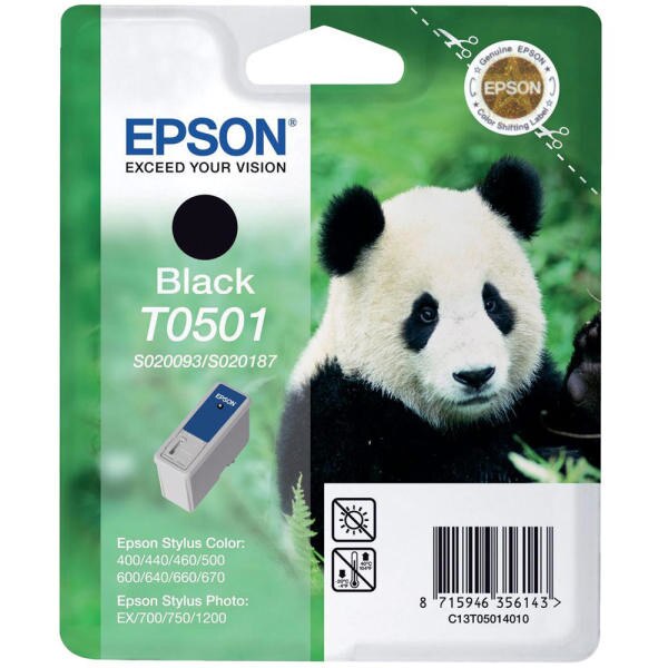 Cartus Epson T0501, C13T05014010, Negru, original