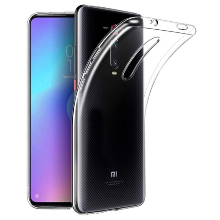 Xiaomi Mi 9T / Mi 9T Pro / Redmi K20 / K20 Pro kompatibilis szilikon hátlaptok, vékony, átlátszó, 1mm