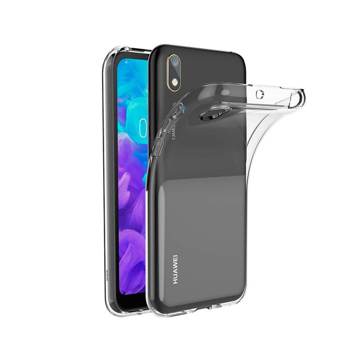 Huawei Y5 2019 / Honor 8S szilikon tok, hátlaptok, telefon tok, vékony, átlátszó, 1mm