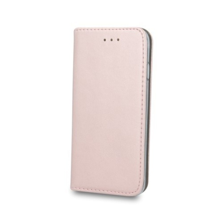 Smart Magnetic Samsung G770 Galaxy S10 Lite / A91 rose gold szilikon keretes mágneses könyvtok