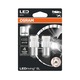 2 LED-es izzókészlet tolatáshoz vagy autó nappali menetfényekhez Osram LEDriving SL 6000k hideg fehér P21W BA15s 12V 7506DWP-02B