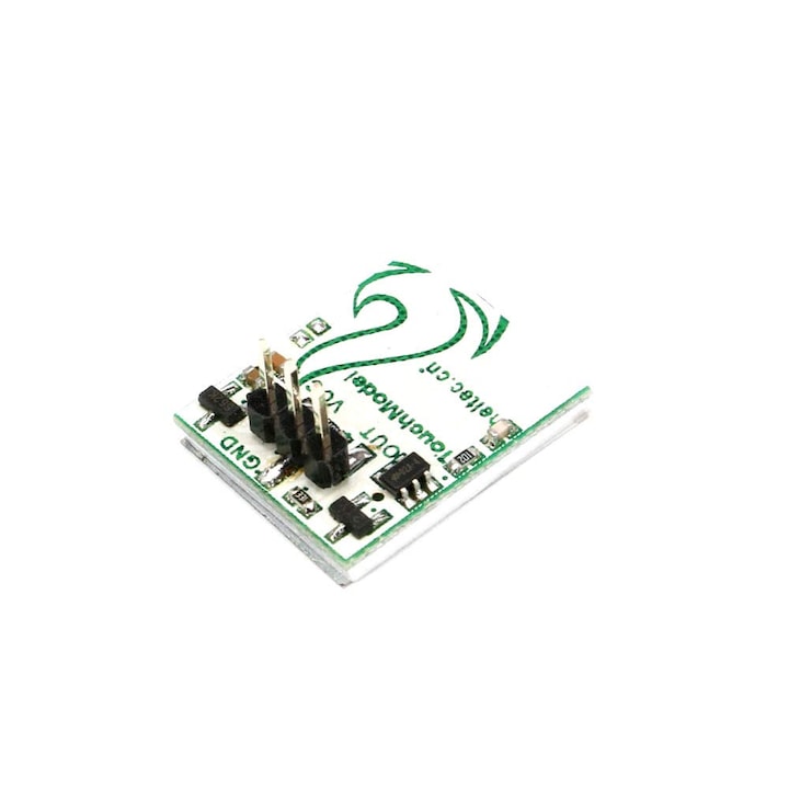 Превключване на режим на бутон Arduino Clone, Цвят активиран чрез докосване, Червен
