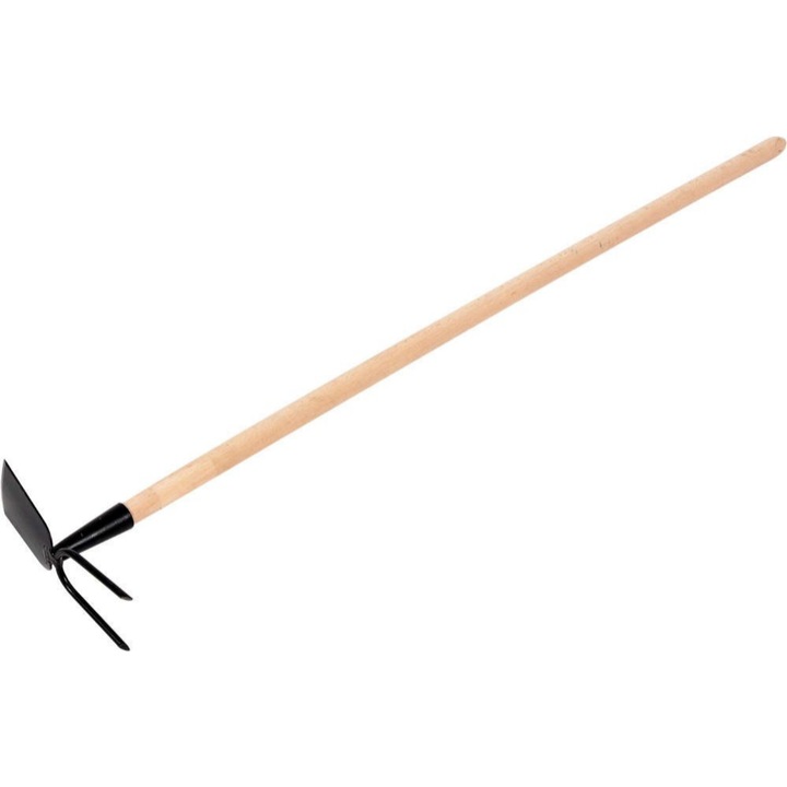 Градински инструмент Flo, комбиниран - мотика с 2 зъба, 110 см