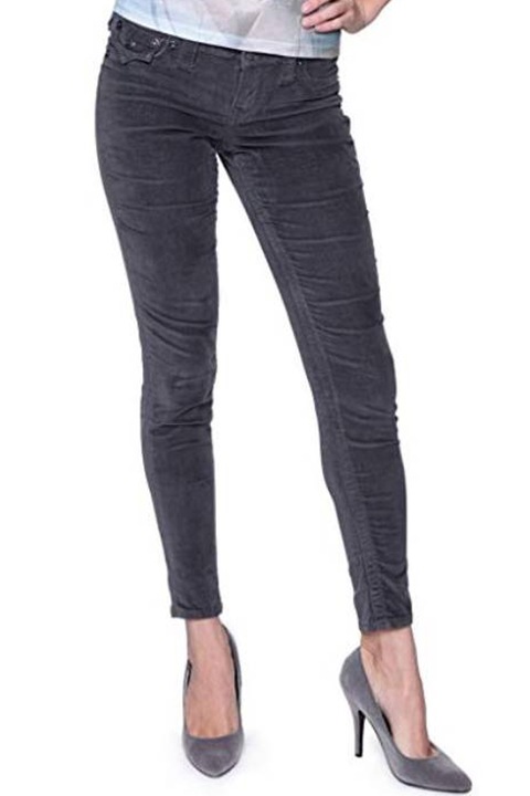 Blugi pentru femei, True Religion, bumbac, gri inchis, 31