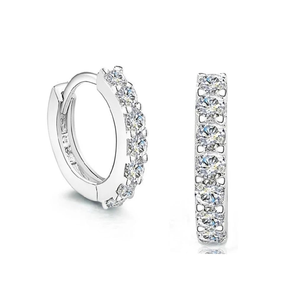 Cercei din argint, ADM, Shiny Crystals, 925