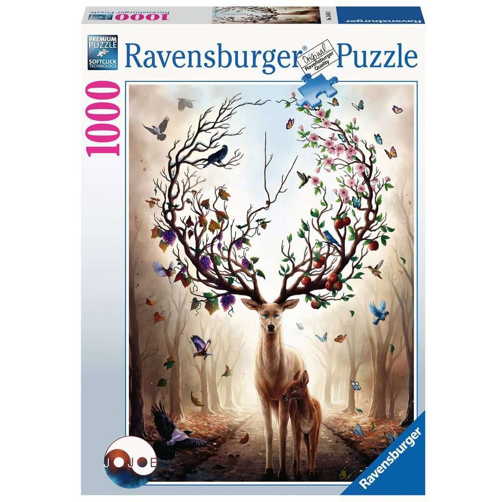 Puzzle Ravensburger - Fantastic Deer, 1.000 piese (15018)