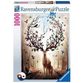 Puzzle Ravensburger - Fantastic Deer, 1.000 piese (15018) Puzzle Ravensburger - Fantastic Deer, 1.000 piese (15018)
