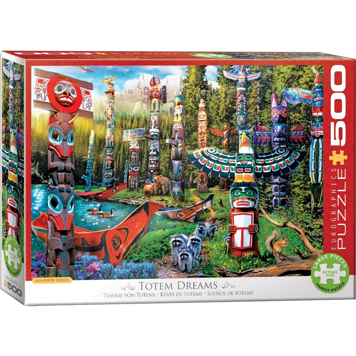 Puzzle Eurographics - Totem Dreams, 500 piese XXL (6500-5361)