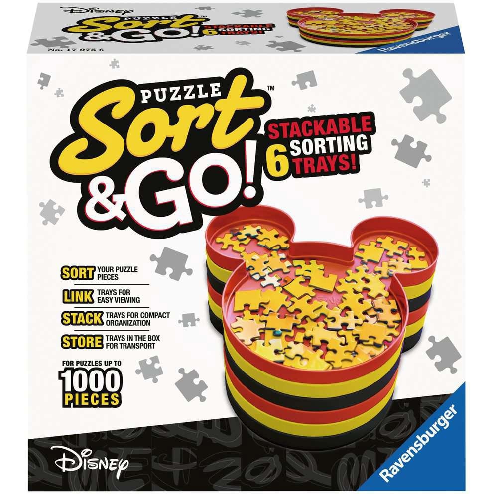 Tavite pentru sortat puzzle Ravensburger - Mickey Sort & Go (17975)