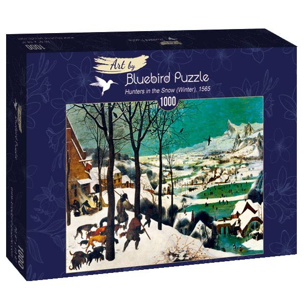 Puzzle Bluebird - Pieter Bruegel: Hunters in the Snow (Winter), 1565, 1.000 piese (60029)