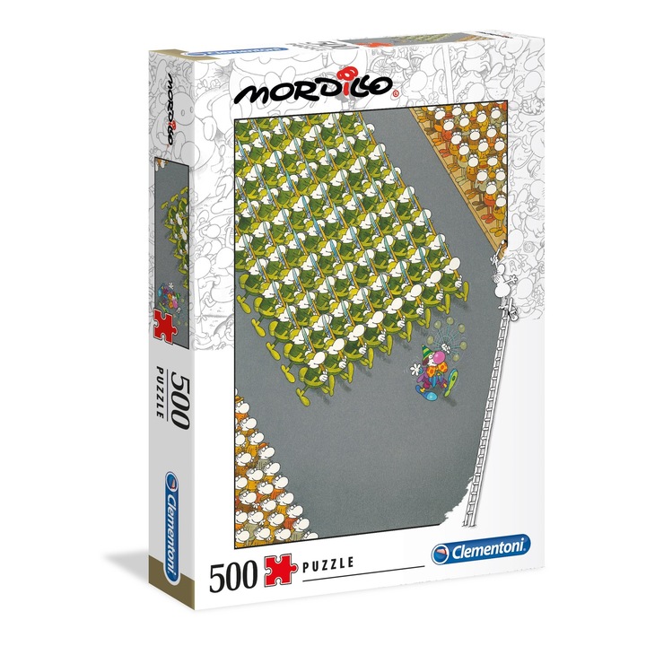 Пъзел Clementoni - Guillermo Mordillo: The March, 500 части (35078)