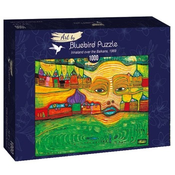 Puzzle Bluebird - Friedensreich Hundertwasser: Irinaland over the Balkans, 1969, 1.000 piese (60063) Puzzle Bluebird - Friedensreich Hundertwasser: Irinaland over the Balkans, 1969, 1.000 piese (60063)