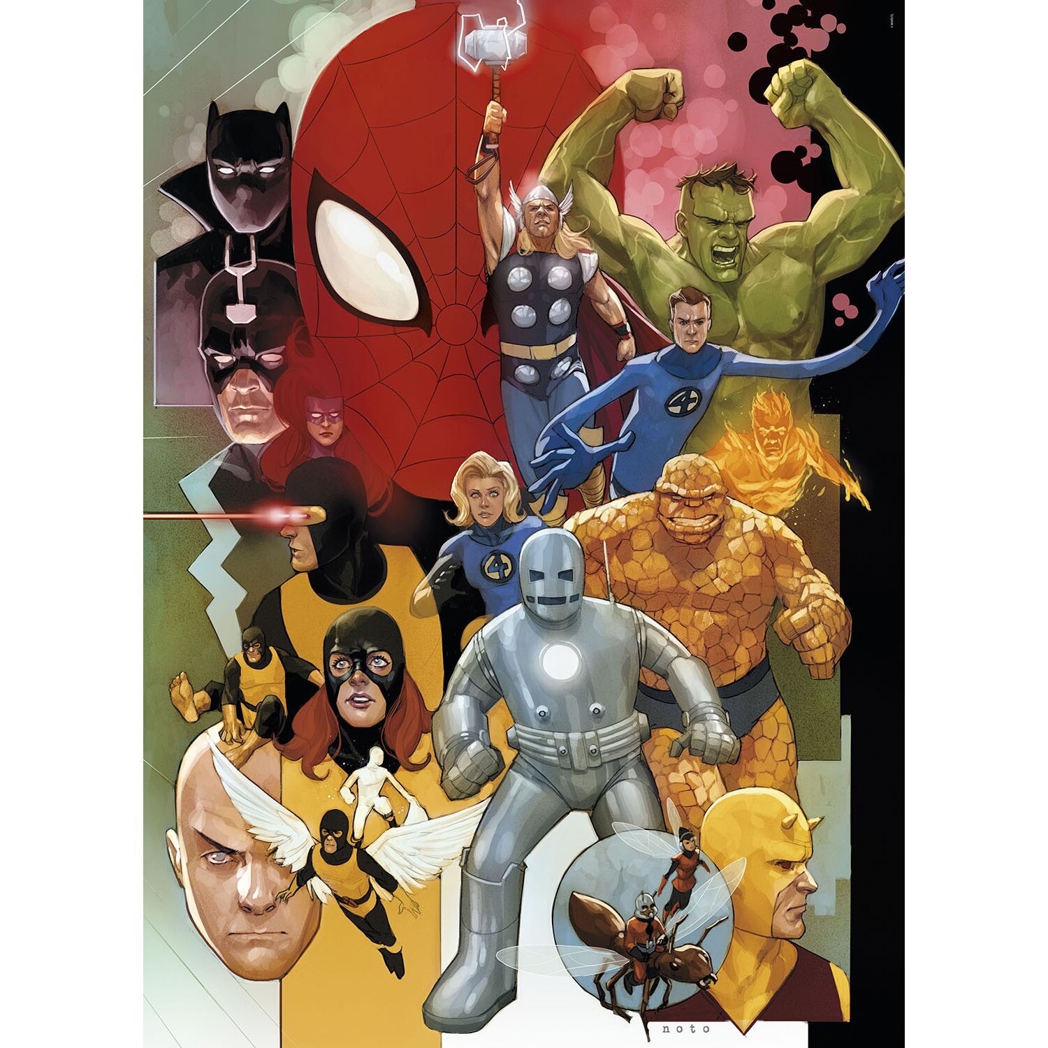 Puzzle Clementoni - Marvel 80th Anniversary, 1.000 piese (39534)