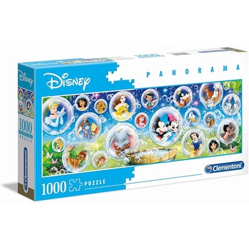 Puzzle panoramic Clementoni - Disney Classic, 1.000 piese (39515) Puzzle panoramic Clementoni - Disney Classic, 1.000 piese (39515)