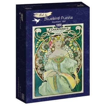 Puzzle Bluebird - Alfons Mucha: Daydream, 1897, 1.000 piese (60033) Puzzle Bluebird - Alfons Mucha: Daydream, 1897, 1.000 piese (60033)