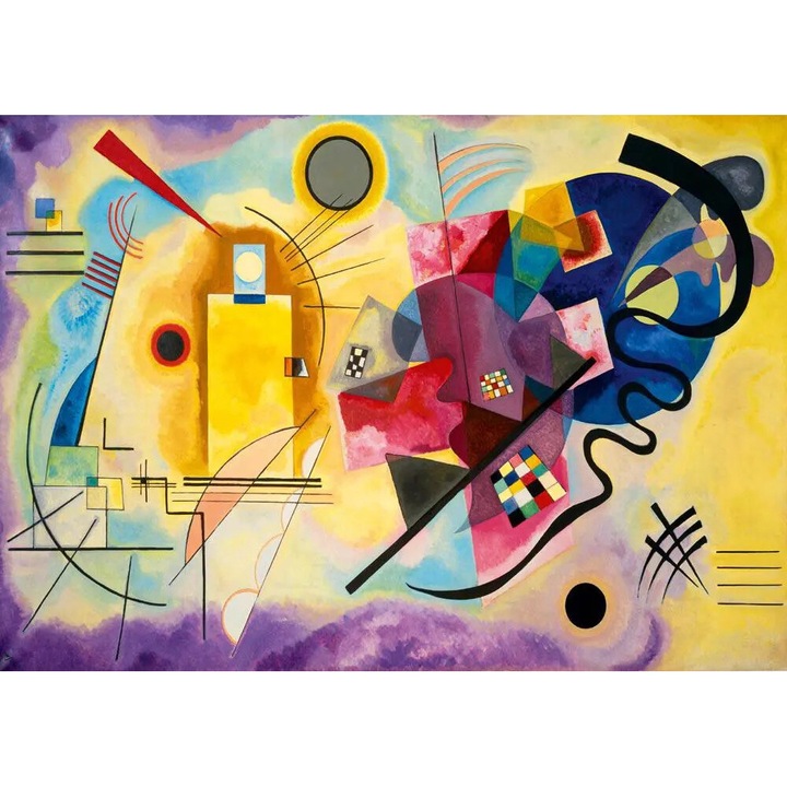 Bluebird 1000 db-os Art by puzzle - Kandinsky - Gelb-Rot-Blau (60036)