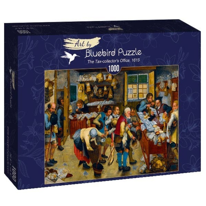 Пъзел Bluebird - Pieter Bruegel: The Tax-collector's Office, 1615, 1000 части (60085)