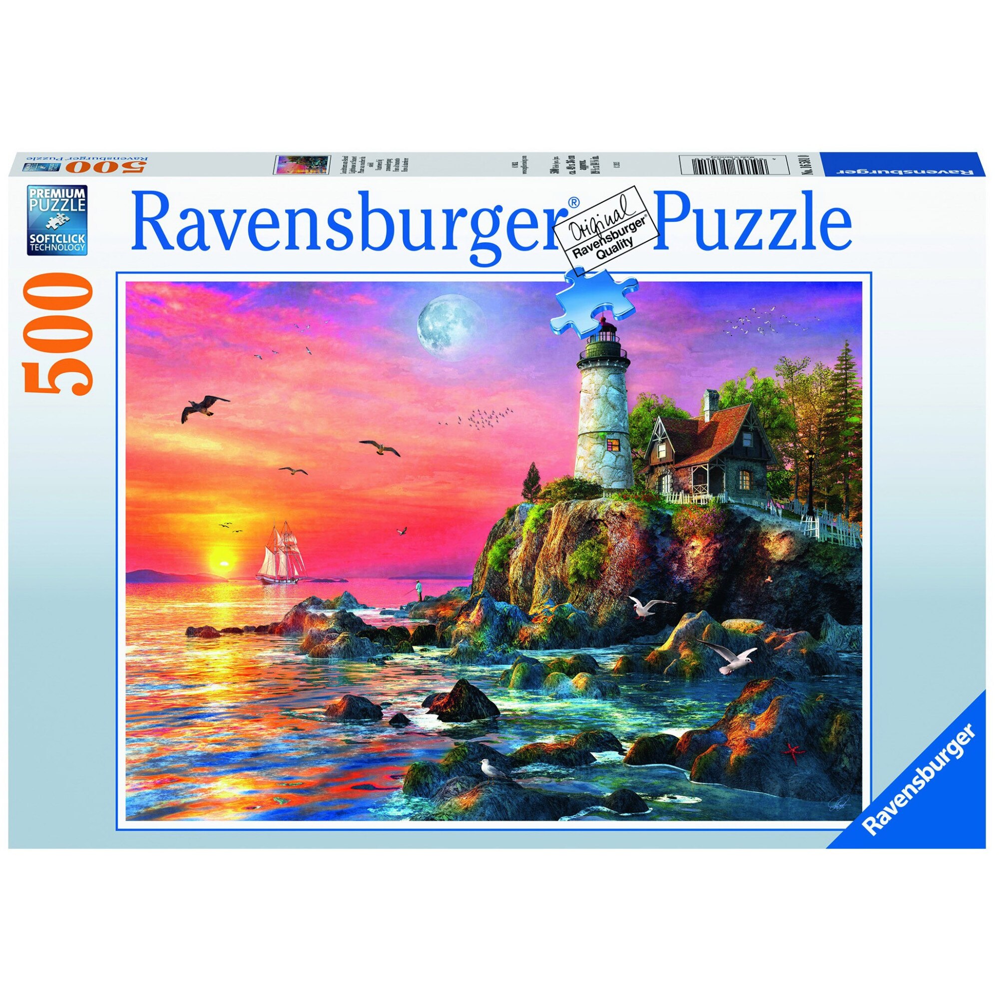 Puzzle Ravensburger - Far La Apus, 500 piese (16581)