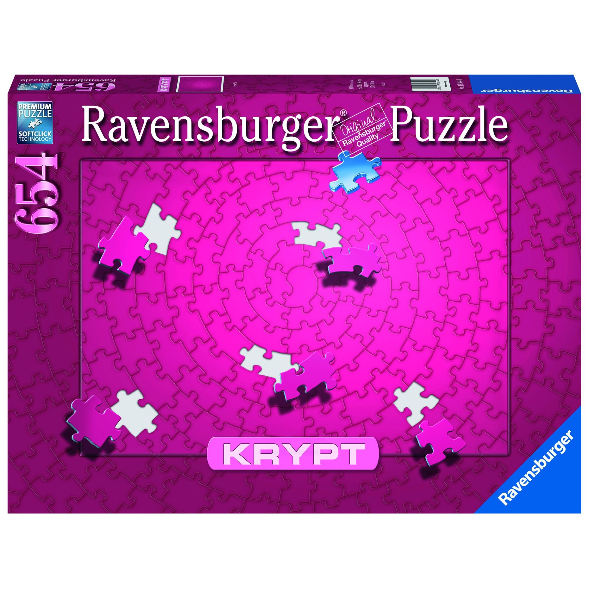 Puzzle Ravensburger - Krypt Roz, 654 piese dificile (16564)