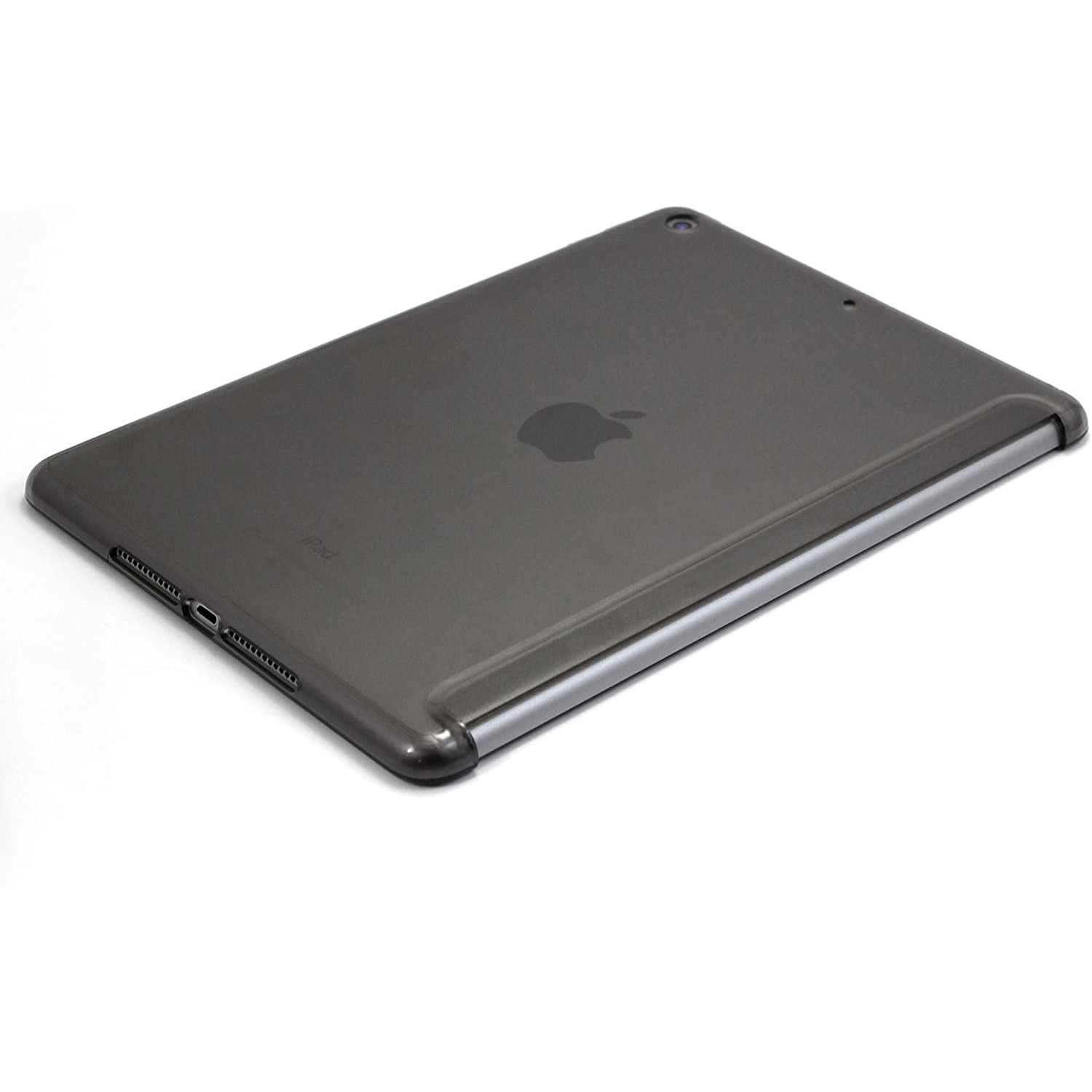 Husa de protectie pentru iPad 9.7 2017/2018, Khomo, Companion, Gri/Transparent
