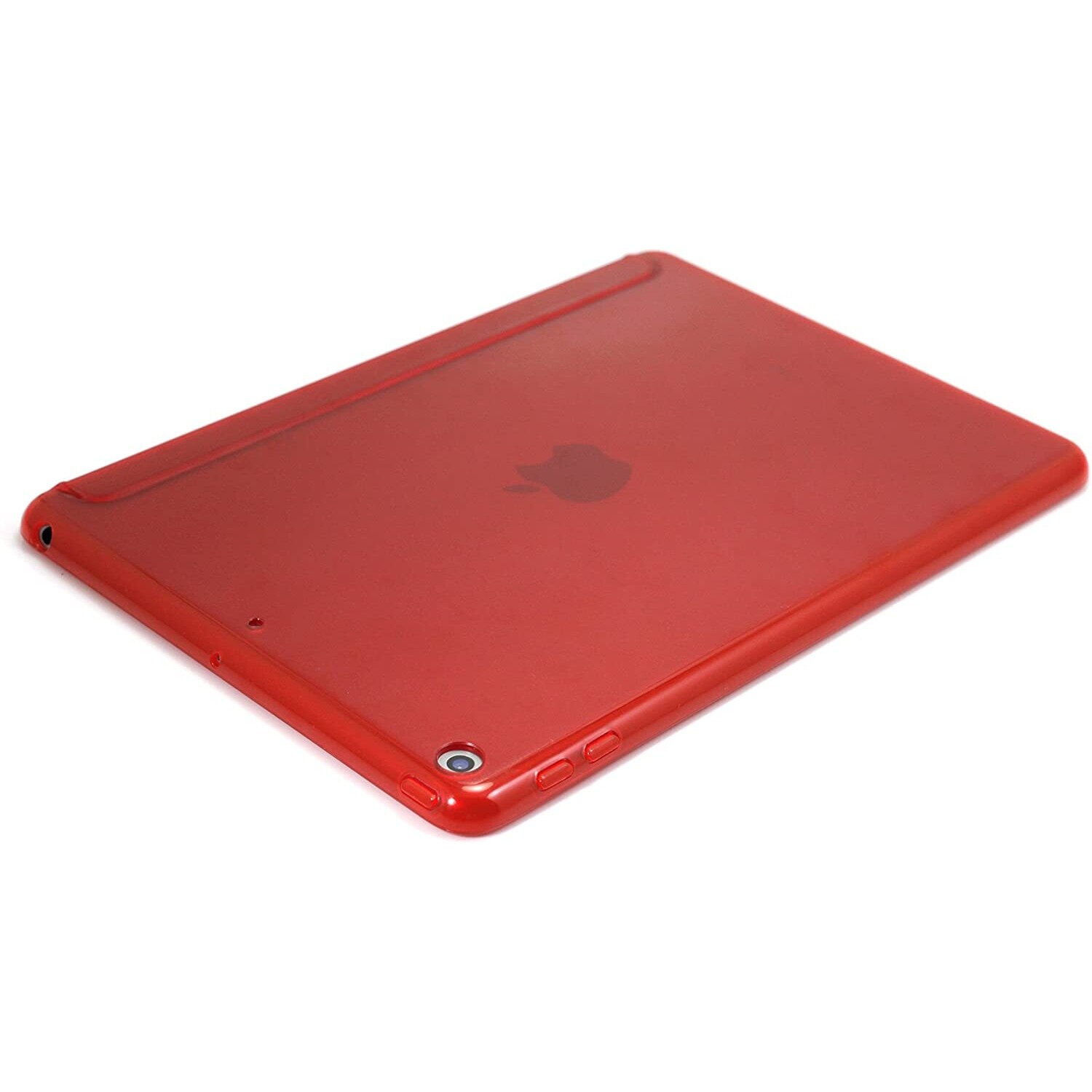 Husa de protectie pentru iPad 9.7 2017/2018, Khomo, Companion, Rosu/Transparent