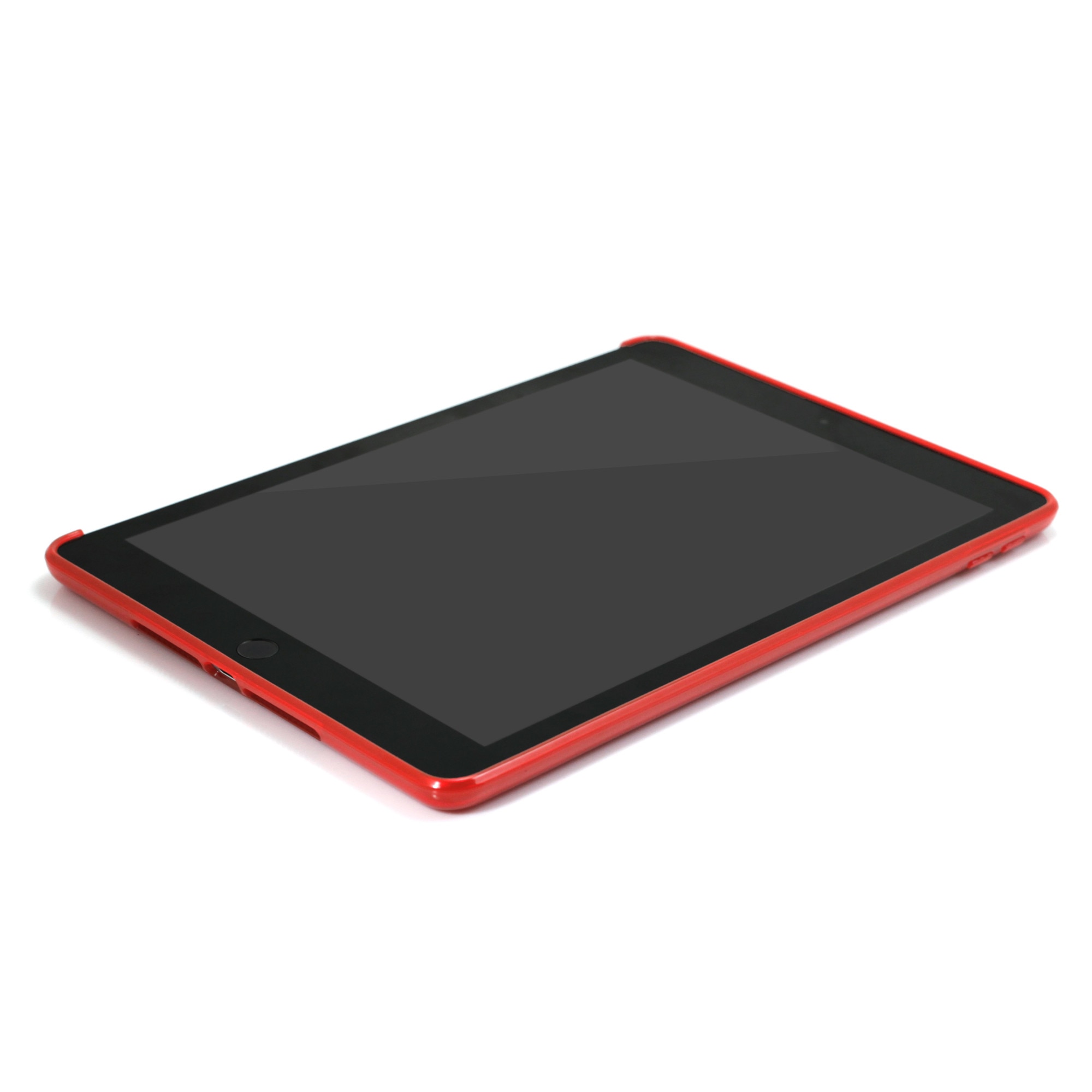 Husa de protectie pentru iPad 9.7 2017/2018, Khomo, Companion, Rosu/Transparent