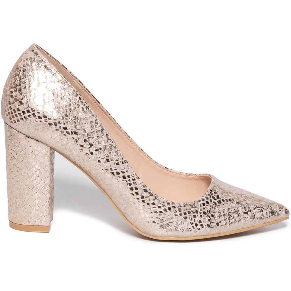 Pantofi dama Yoselin, Auriu, Auriu