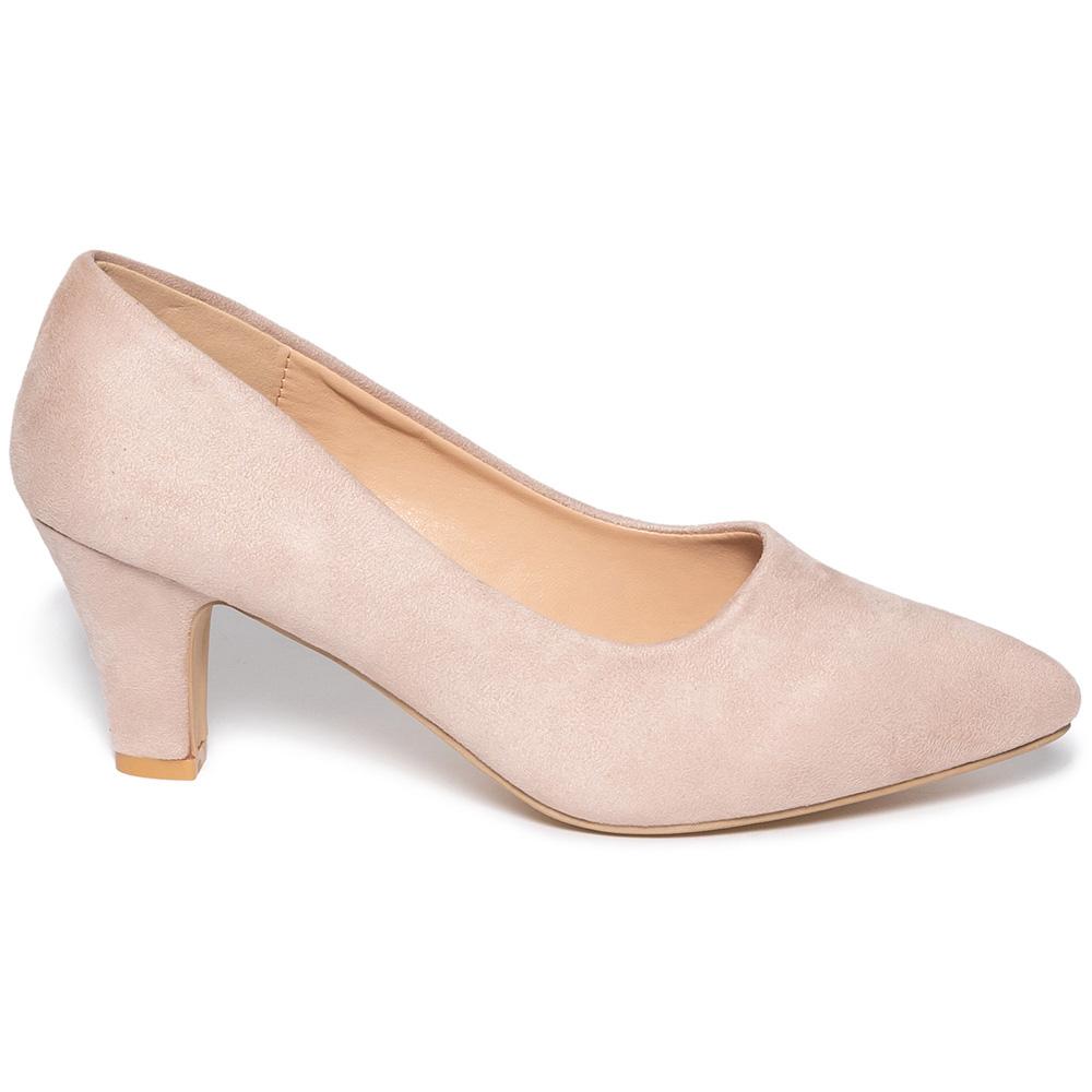 Pantofi dama Emilee, Bej, Bej