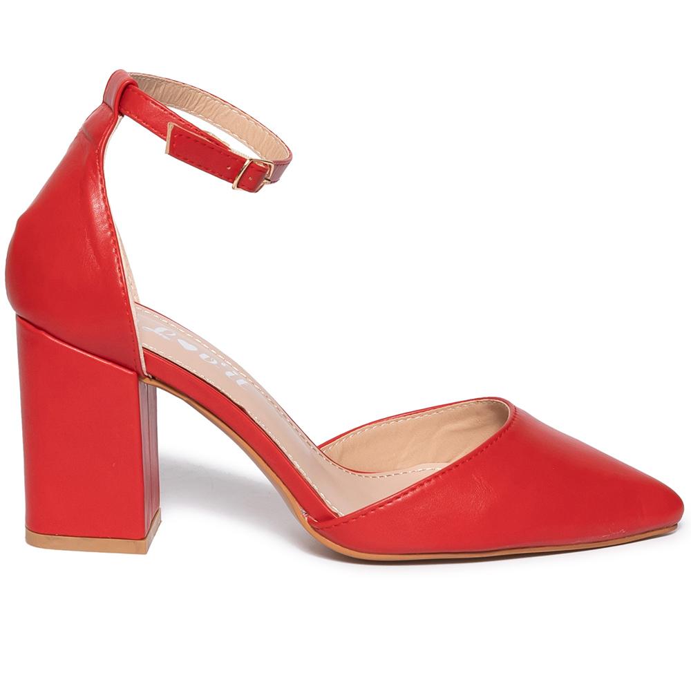 Pantofi dama Nikki, Rosu, Rosu