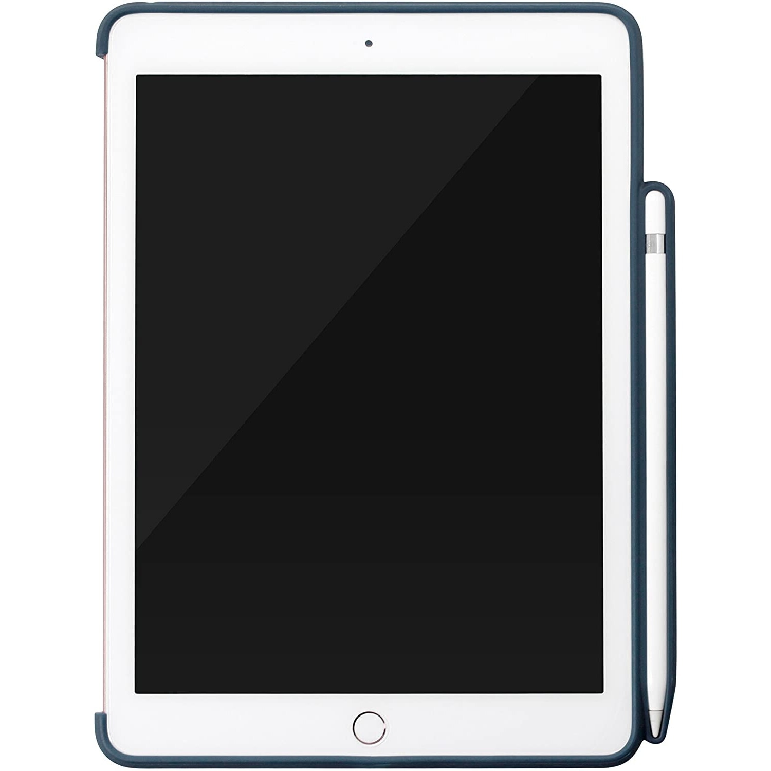 Husa de protectie pentru iPad 9.7 2017/2018, Khomo, Suport pix, Albastru