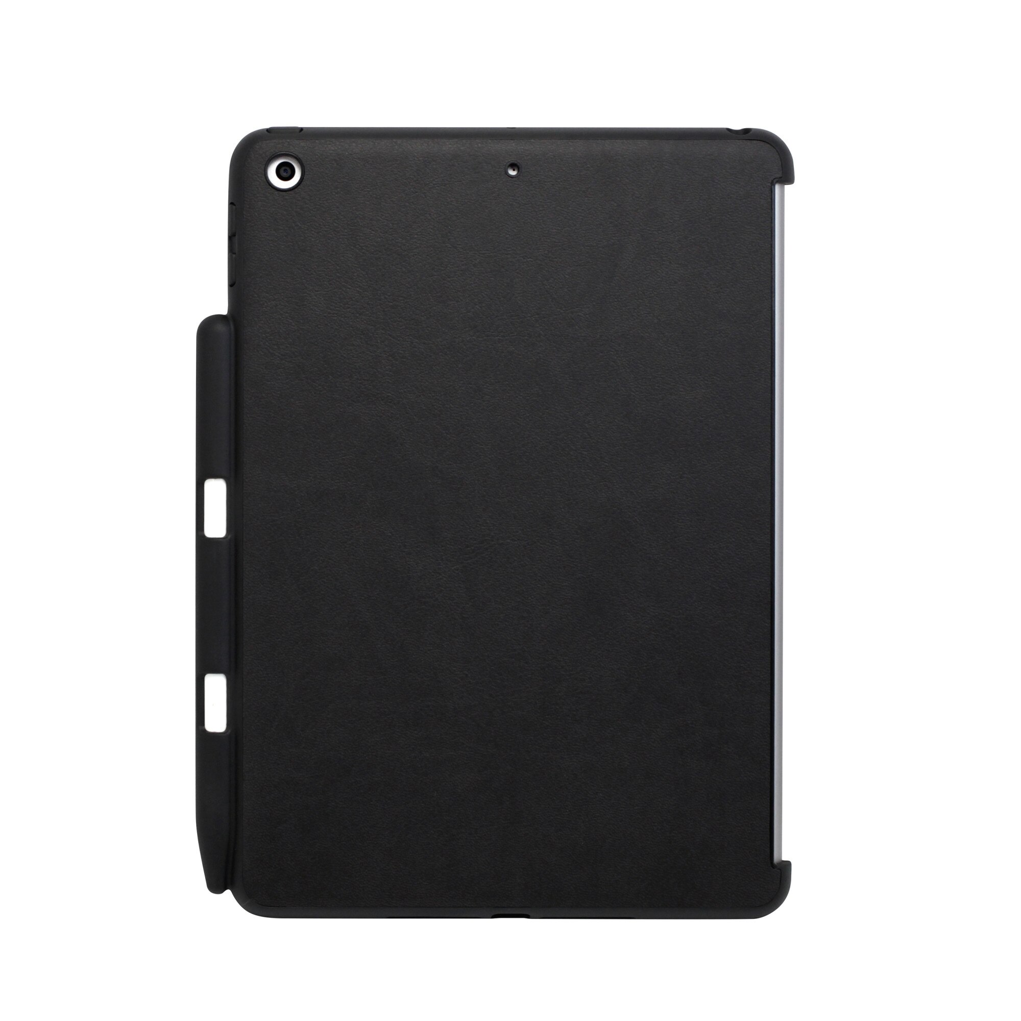 Husa de protectie pentru iPad 9.7 2017/2018, Khomo, Suport pix, Piele, Negru