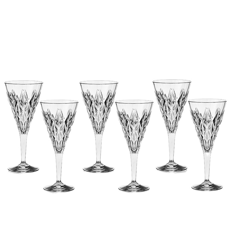 Set 6 pahare cristal de vin, 
