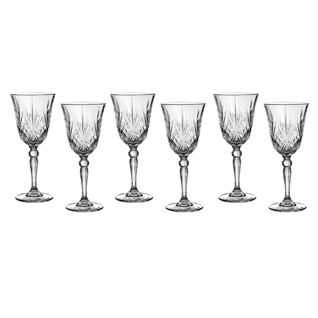 Set 6 pahare cristal de vin, 