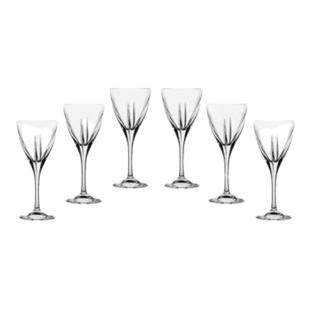 Set 6 pahare sticla de coniac, RCR Crystal, 70 ml