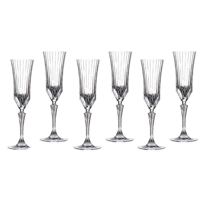Set 6 pahare cristal de sampanie, 